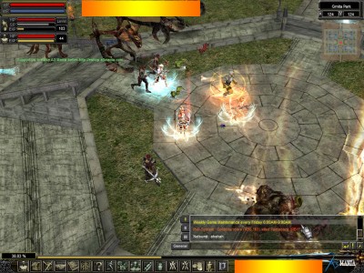 Painisback in great pain after my arrows broke his back :P