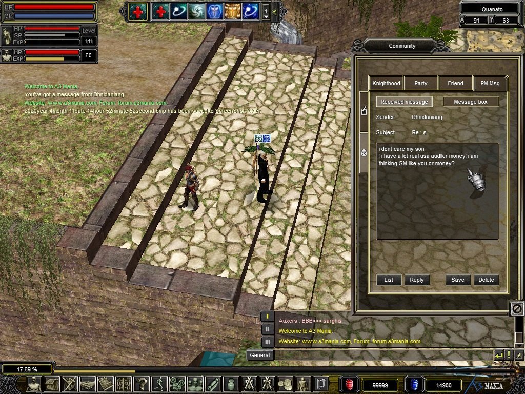 Abuse in 5k from his Hk