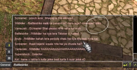 Tu nhi abuse kar raha shuru tu kare agar dubra gali dega mai dubra gali dunga chup ngi rahu ga sala gali sunne k liya thodi game khelta hi