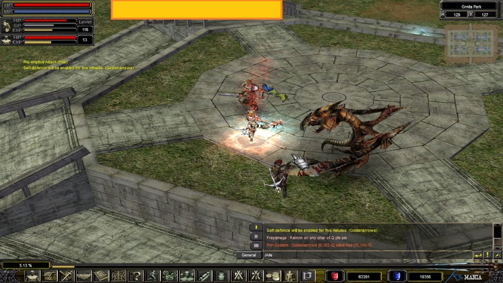 All I saw was the Hue of color Red splattered all around!